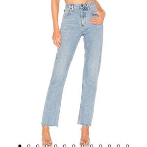 Agolde Cherie straight leg jeans